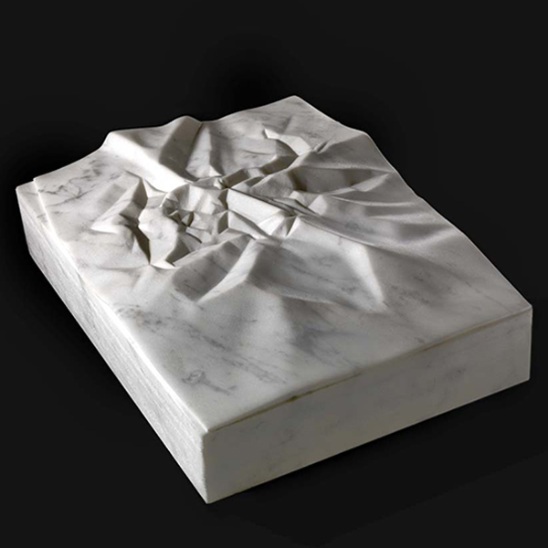 Frustration, marble, 8.5 x 11 x 4 in.